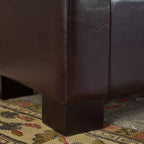 Panca Pouf Contenitore Imbottita Capitonnè Contemporanea Nadia Christopher Knight Home