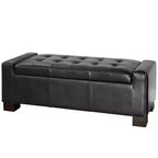 Panca Pouf Contenitore Imbottita Capitonnè Contemporanea Nadia Christopher Knight Home