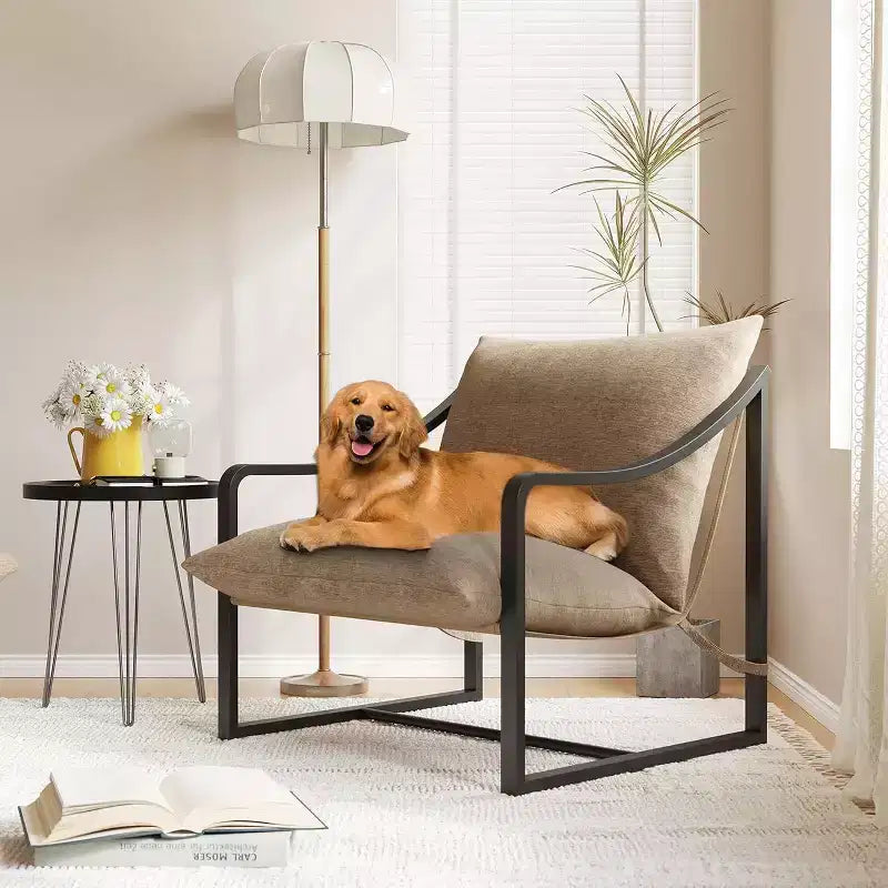 Acekool Poltrona Lounge Compatta - Versatile Seduta Singola con Cuscino per Salotto, Studio o Veranda (Disponibile in Diversi Colori)
