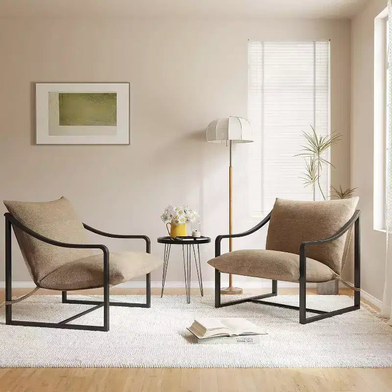 Acekool Poltrona Lounge Compatta - Versatile Seduta Singola con Cuscino per Salotto, Studio o Veranda (Disponibile in Diversi Colori)