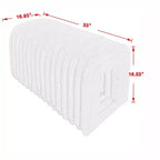 TUYOHW Poggiapiedi Contenitore Ottomano Forniture per Animali Domestici Panca in Velluto a Coste Nido del Gatto per Nascondersi per Soggiorno, Ingresso e Camera da Letto, Marrone