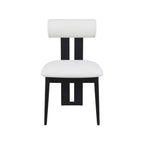 Meridian Furniture, Sedia da pranzo Dario in pelle vegana, Set da 2