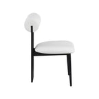Meridian Furniture, Sedia da pranzo Dario in pelle vegana, Set da 2