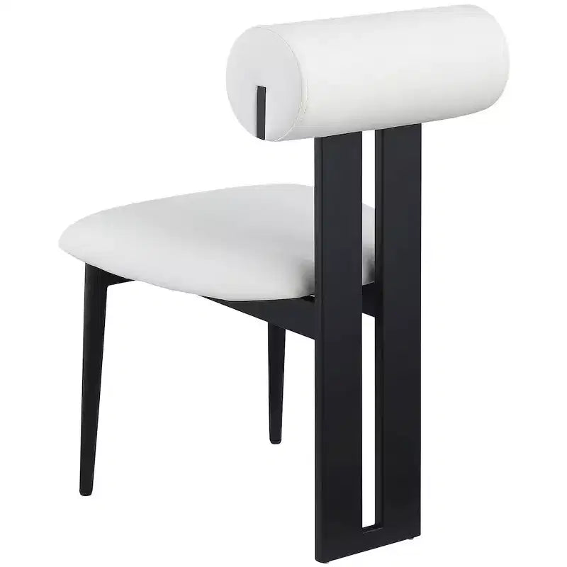 Meridian Furniture, Sedia da pranzo Dario in pelle vegana, Set da 2