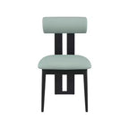 Meridian Furniture, Sedia da pranzo Dario in pelle vegana, Set da 2