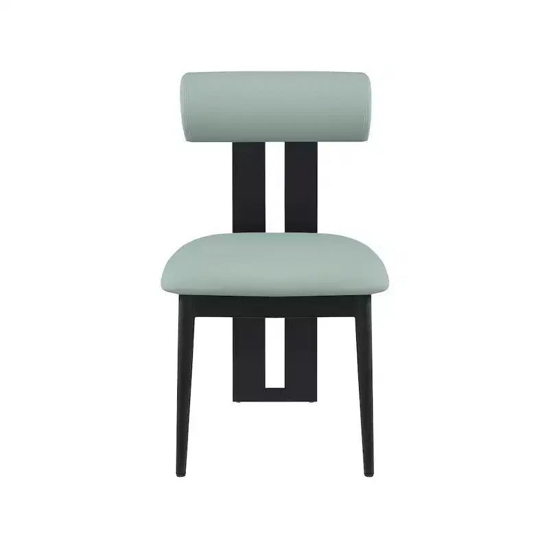 Meridian Furniture, Sedia da pranzo Dario in pelle vegana, Set da 2