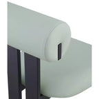 Meridian Furniture, Sedia da pranzo Dario in pelle vegana, Set da 2