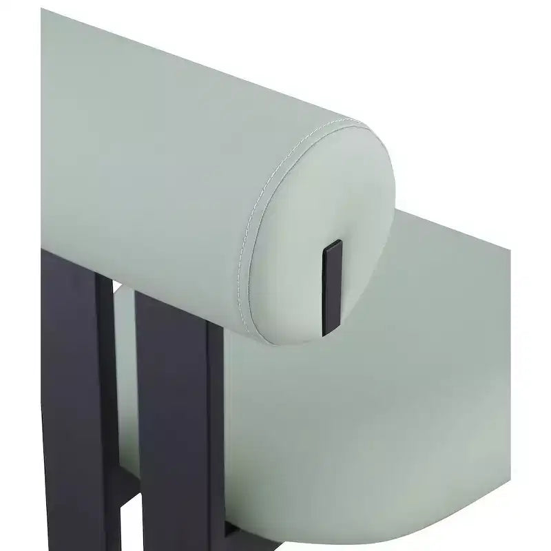 Meridian Furniture, Sedia da pranzo Dario in pelle vegana, Set da 2