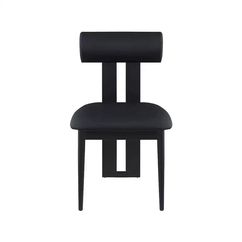 Meridian Furniture, Sedia da pranzo Dario in pelle vegana, Set da 2