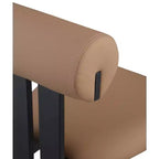 Meridian Furniture, Sedia da pranzo Dario in pelle vegana, Set da 2