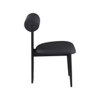 Meridian Furniture, Sedia da pranzo Dario in pelle vegana, Set da 2