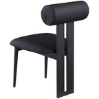 Meridian Furniture, Sedia da pranzo Dario in pelle vegana, Set da 2