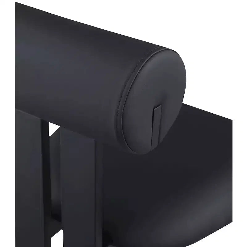 Meridian Furniture, Sedia da pranzo Dario in pelle vegana, Set da 2