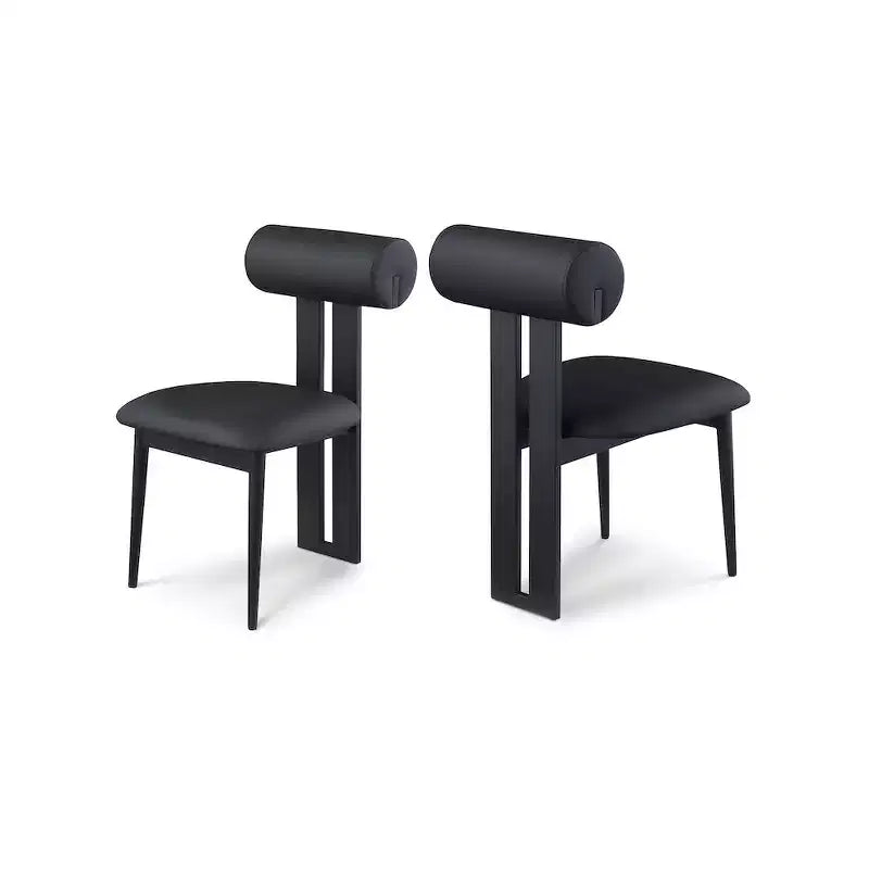 Meridian Furniture,Dario Vegan Leather Dining Chair, Set of 2