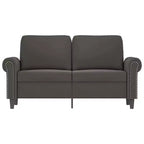 vidaXL Divano moderno a 2 posti in lussuoso velluto grigio scuro con robusto telaio in metallo e compensato - Comodo, elegante e facile da montare.