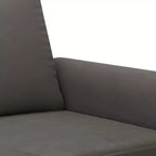 vidaXL Divano moderno a 2 posti in lussuoso velluto grigio scuro con robusto telaio in metallo e compensato - Comodo, elegante e facile da montare.