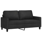 vidaXL Set divani Nero Tessuto (100% poliestere), metallo, textilene, compensato