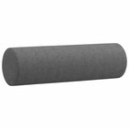 vidaXL Set Divani a 2 Posti in Tessuto con Cuscini, Comoda Chaise Longue, Struttura in Metallo e Compensato, Poliestere Grigio Scuro, per Salotto o Zona Relax