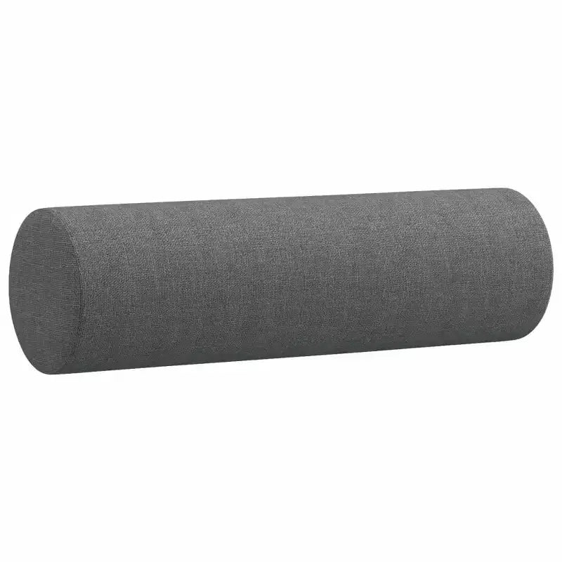 vidaXL Set Divani a 2 Posti in Tessuto con Cuscini, Comoda Chaise Longue, Struttura in Metallo e Compensato, Poliestere Grigio Scuro, per Salotto o Zona Relax
