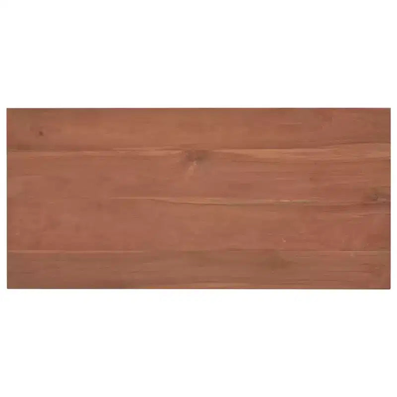 vidaXL Mobile Bagno in Legno Massello di Teak - Stile Retrò, Ampio Spazio di Archiviazione, Durata Eccezionale, Venature Uniche, 33,5x15,7x29,5