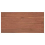 vidaXL Mobile Bagno in Legno Massello di Teak - Stile Retrò, Ampio Spazio di Archiviazione, Durata Eccezionale, Venature Uniche, 33,5x15,7x29,5