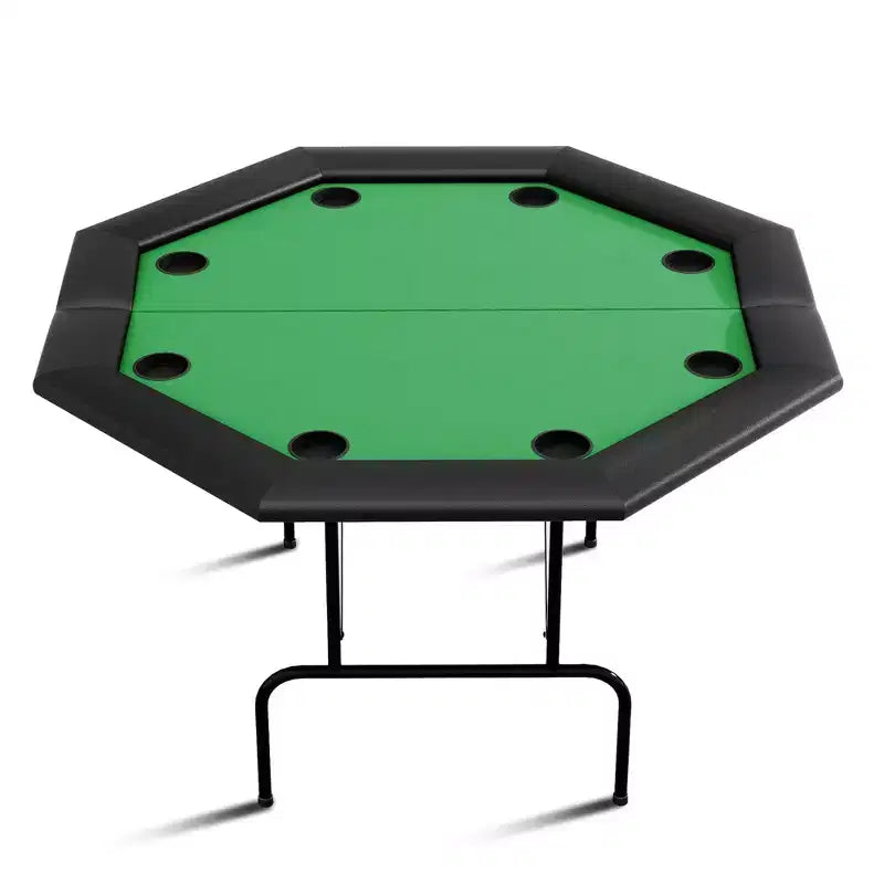 Tavolo da Poker Pieghevole Ottagonale - Tavolo Pieghevole, Tavolo da Gioco Ottagonale, Tavolo da Poker Ottagonale, Gambe in Ferro Resistenti, Design Salvaspazio