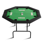 Tavolo da Poker Pieghevole Ottagonale - Tavolo Pieghevole, Tavolo da Gioco Ottagonale, Tavolo da Poker Ottagonale, Gambe in Ferro Resistenti, Design Salvaspazio
