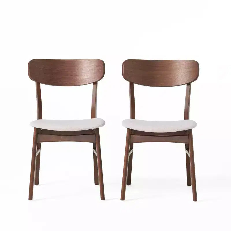 GDFStudio Alexis Sedie da pranzo moderne imbottite in tessuto (Set da 2)