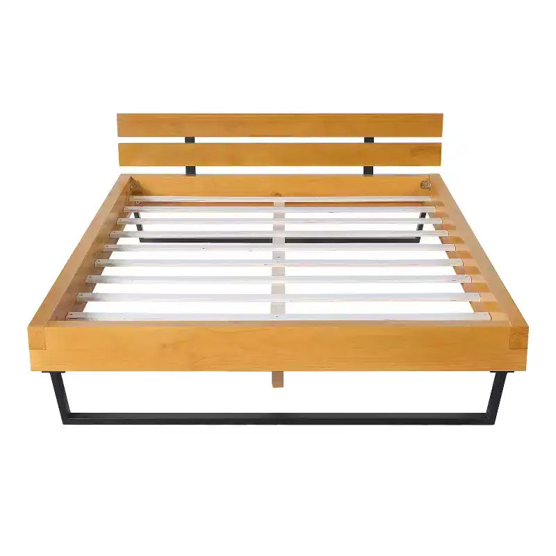 Misty Moon 85.5 X 81.5 Struttura Letto Matrimoniale King Size in Legno di Pino Naturale per Camera da Letto