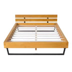 Misty Moon 85.5 X 81.5 Struttura Letto Matrimoniale King Size in Legno di Pino Naturale per Camera da Letto