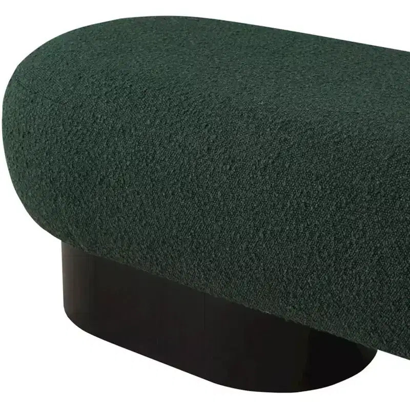 Meridian Furniture, Panca in tessuto bouclé Robertson