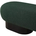 Meridian Furniture, Panca in tessuto bouclé Robertson