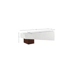 Meridian Furniture, Panca in Tessuto Alora