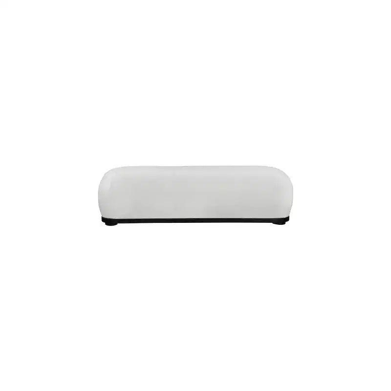 Meridian Furniture, Panca in tessuto ciniglia Calum