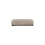 Meridian Furniture, Panca in tessuto ciniglia Calum