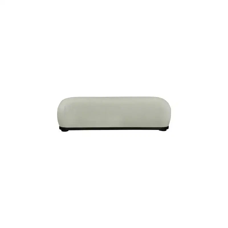 Meridian Furniture, Panca in tessuto ciniglia Calum
