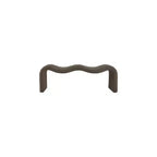 Meridian Furniture, Panca in tessuto a coste Willow