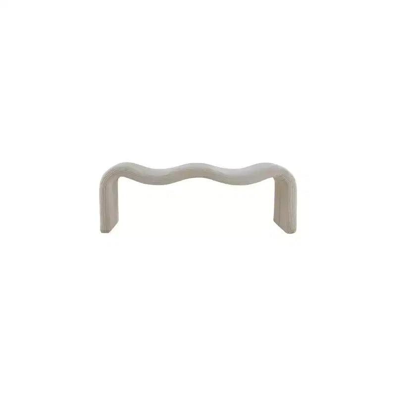 Meridian Furniture, Panca in tessuto a coste Willow