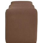 Meridian Furniture, Panca in tessuto a coste Willow