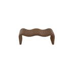 Meridian Furniture, Panca in tessuto a coste Willow