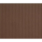 Meridian Furniture, Panca in tessuto a coste Willow