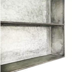 Scaffale a muro a 6 ripiani in metallo grigio invecchiato Storied Home