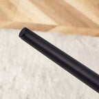 MAYEERTY Set di 4 Sedie da Pranzo in PU con Cuscino Esteso, Bianco Grigio Scuro, Linee Morbide, Arredamento Moderno