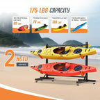 AMERLIFE Portakayak autoportante, supporto a larghezza regolabile con base stabile