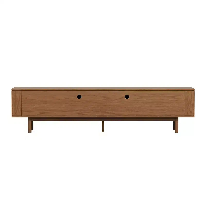 Mobile porta TV e console multimediale e centri di intrattenimento Luck Live Mid-Century Modern 86.61 con ampio spazio di archiviazione