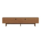Mobile porta TV e console multimediale e centri di intrattenimento Luck Live Mid-Century Modern 86.61 con ampio spazio di archiviazione