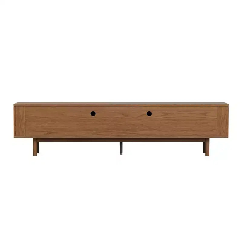 Mobile porta TV e console multimediale e centri di intrattenimento Luck Live Mid-Century Modern 86.61 con ampio spazio di archiviazione