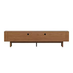 Mobile porta TV e console multimediale e centri di intrattenimento Luck Live Mid-Century Modern 86.61 con ampio spazio di archiviazione