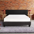 Base letto imbottita Speedy grigio scuro