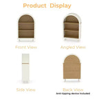 GDFStudio Annabelle Moderna Libreria con Arco a 3 Ripiani 37.4